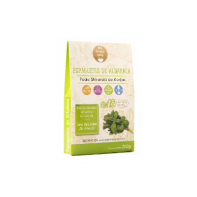 Espagueti Konjac con Albahaca