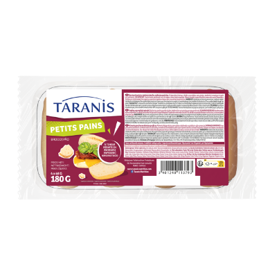 ROLLOS DE PAN  180g (4 rollos de 45g) Taranis