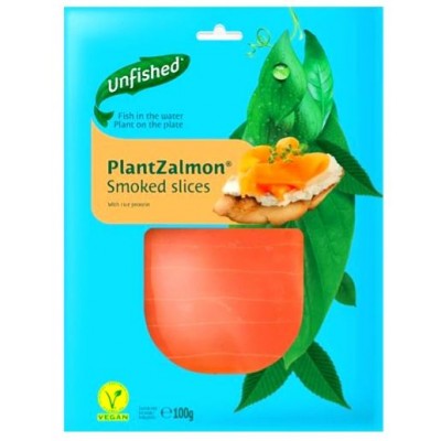 SALMÓN AHUMADO LONCHAS PLANTZALMON UNFISED 100G